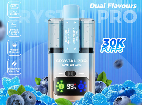 Crystal Pro Max 30k Pre-filled Pod Kit - Blueberry Raspberry / Blue Sour Raspberry