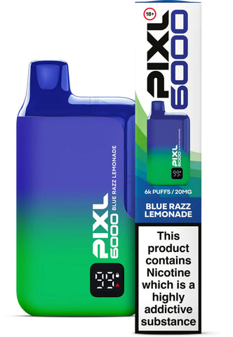Pixl 6,000 - Blue Razz Lemonade