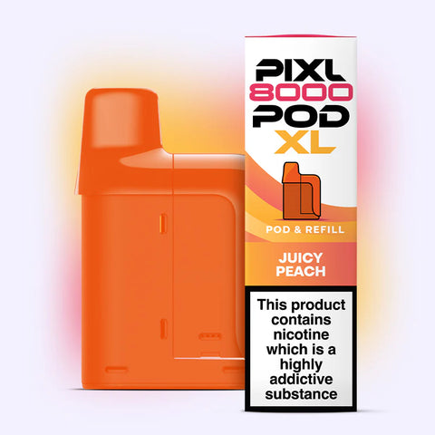 Pixl 8000 Prefilled Pod - Juicy Peach