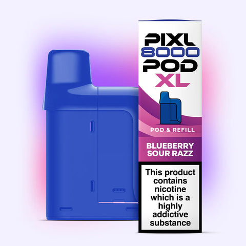 Pixl 8000 Prefilled Pod - Blueberry Sour Razz