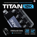 Titan 10k - 10000 Puffs - Blackcurrant Blueberry Raspberry