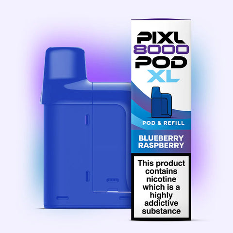 Pixl 8000 Prefilled Pod - Blueberry Raspberry