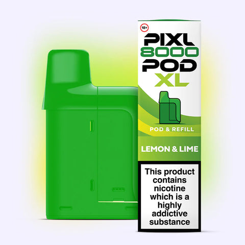 Pixl 8000 Prefilled Pod - Lemon & Lime