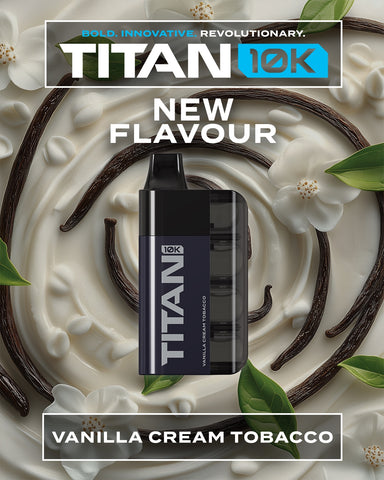 Titan 10K - 10000 Puffs - Vanilla Cream Tobacco