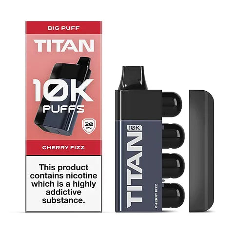 Titan 10K - 10000 Puffs - Cherry Fizz