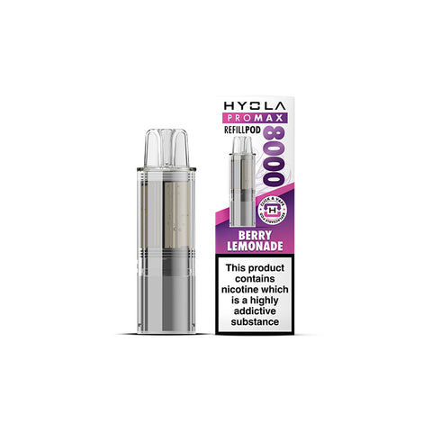 Hyola Pro Max 8000 Prefilled Refill Pod - Berry Lemonade