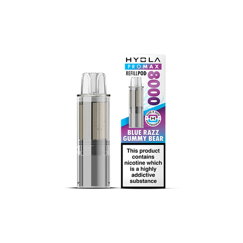Hyola Pro Max 8000 Prefilled Refill Pod - Blue Razz Gummy