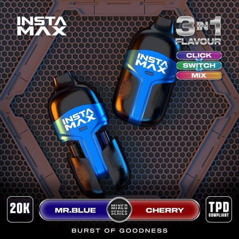 Insta Max 20,000 Puffs - Mr. Blue | Cherry