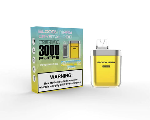 Bloody Mary Crystal Pod - Pineapple Ice 3000 Puffs