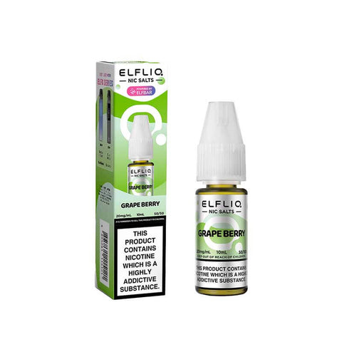 Elfbar Elfliq 10ml Nic Salt - Grape Berry