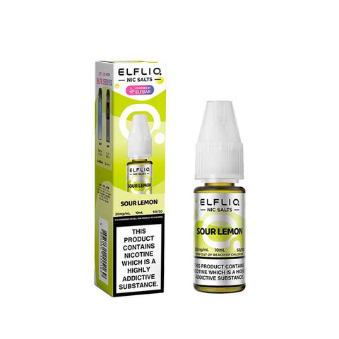 Elfbar Elfliq 10ml Nic Salt - Sour Lemon