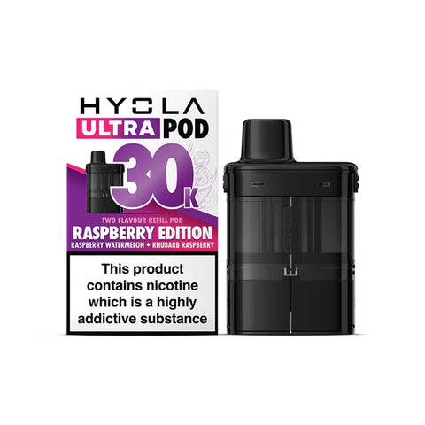 Hyola Ultra 30K Prefilled Pods - Raspberry Edition