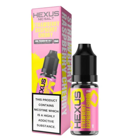 Hexus 20mg Nic Salts - Strawberry Raspberry Cherry