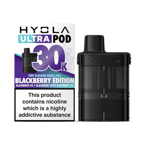 Hyola Ultra 30K Prefilled Pods - Blackberry Edition