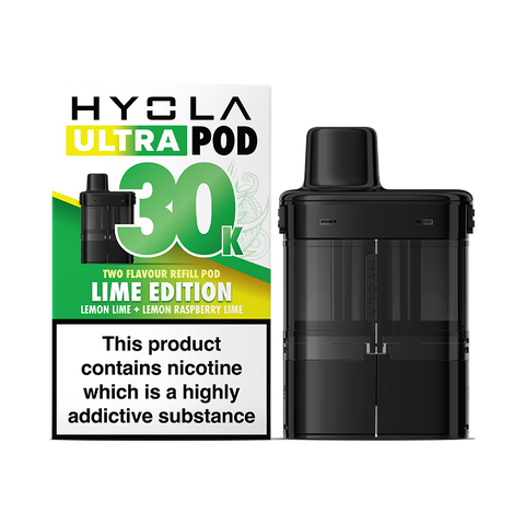 Hyola Ultra 30K Prefilled Pods - Lime Edition