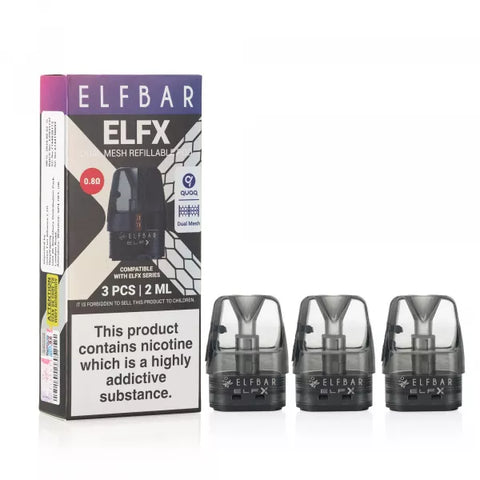 ELFBAR ELFX Replacement Pods - 3 Pack