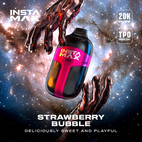 Insta Max 20,000 Puffs - Strawberry | Bubble