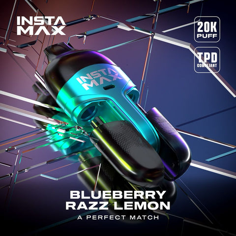 Insta Max 20,000 Puffs - Blueberry Razz | Lemon