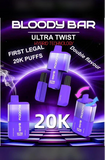 Bloody Bar Ultra Twist 20,000 Puffs - Cherry Ice | Strawberry Raspberry Cherry Ice