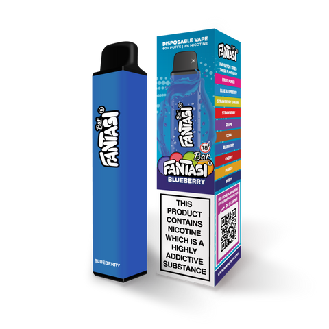 Fantasi 20mg Disposable Vape Pen 600 Puffs - Blueberry