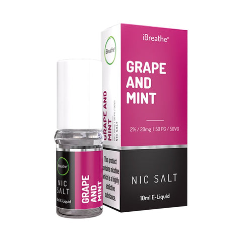 iBreathe - Grape And Mint Nic Salt
