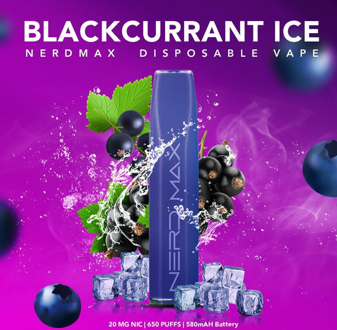 Frax Labs Nerd Max - Blackcurrant Ice