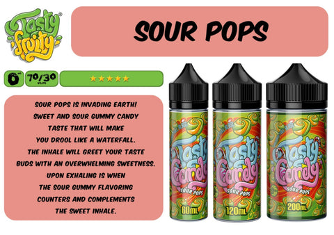 Tasty Candy - Sour pops *PAST EXPIRY*