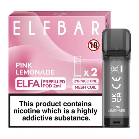 Elf Bar Elfa Pods - Pink Lemonade (Pack of 2)